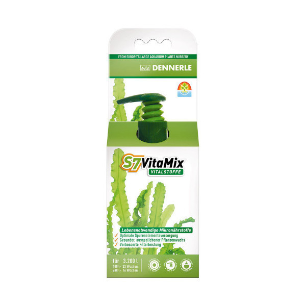 Комплекс важных мультивитаминов и микроэлементов Dennerle S7 VitaMix для аквариумных растений, 100 мл
