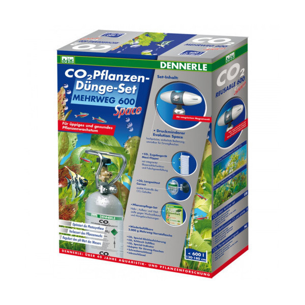 Комплект Dennerle Mehrweg 600 Space для удобрения растений CO2