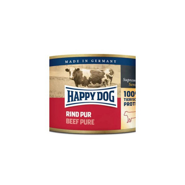 Консерва Happy Dog Sens Pure Rind для собак, с говядиной, 200 г