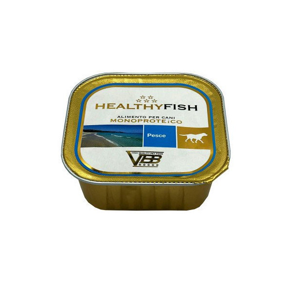 Консерва Healthy Meat монопротеиновая, паштет с рыбой, для собак, 150 г