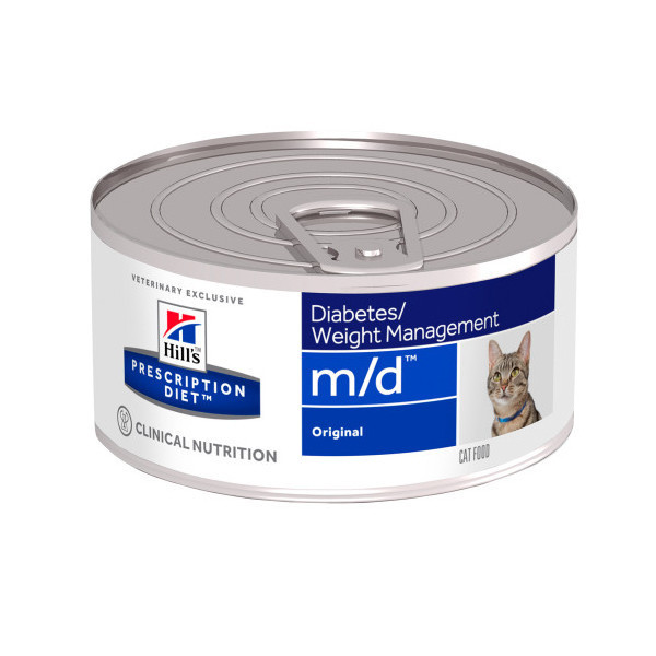 Консерва Hill's Prescription Diet Diabetes/Weight Management m/d для кошек при сахарном диабете, 156 г