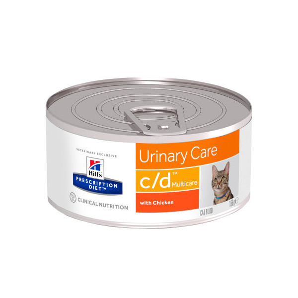 Консерва Hill's Prescription Diet Urinary Care для растворения струвитных камней у кошек, с курицей, 156 г