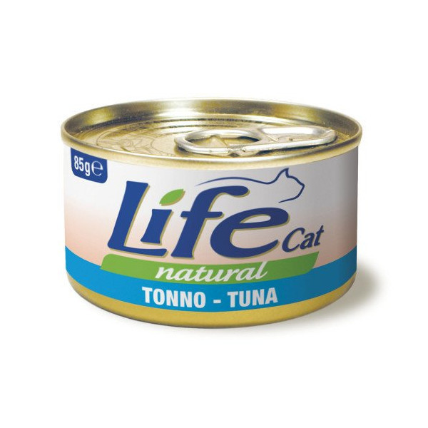 Консерва LifeCat Tuna для кошек от 6 месяцев, с тунцом, 85 г