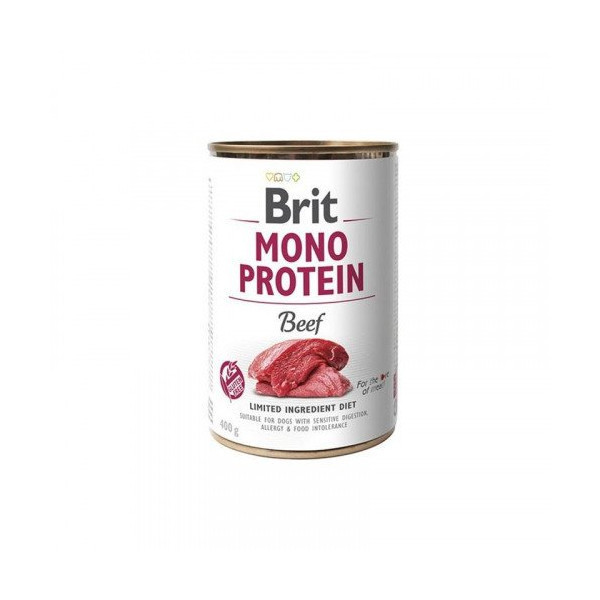 Консервы Brit Mono Protein Dog, для собак, с говядиной, 400 г