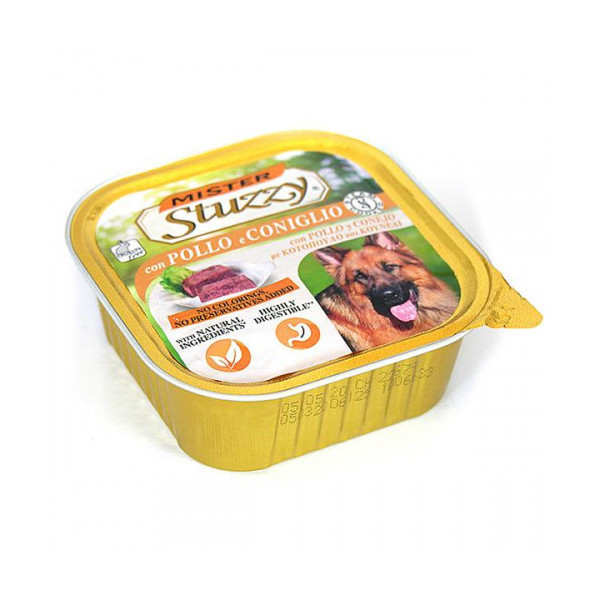 Консервы Mister Stuzzy Dog Chicken Rabbit с курицей и кроликом, для собак, паштет, 300 г