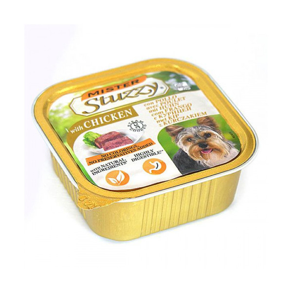 Консервы Mister Stuzzy Dog Chicken с курицей, для собак, паштет, 150 г