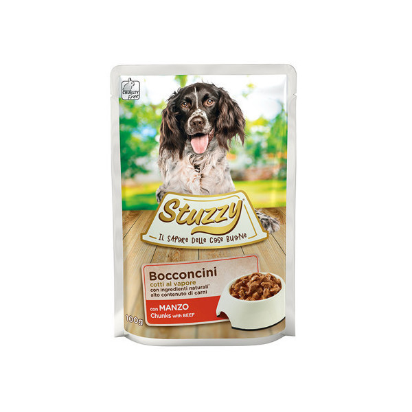 Консервы Stuzzy Dog Beef с говядиной, в соусе, для собак, пауч, 100 г