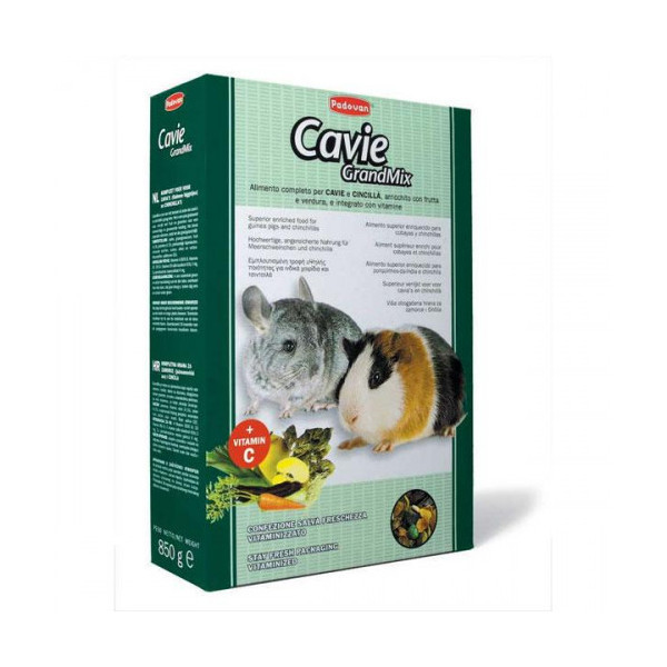 Корм Padovan Grand Mix Cavie & Cincilla для грызунов, 20 кг