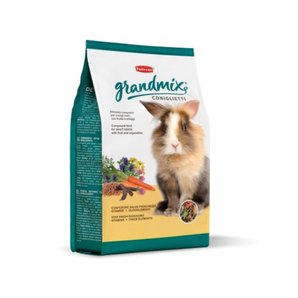 Корм Padovan GrandMix Coniglietti для кроликов, 3 кг