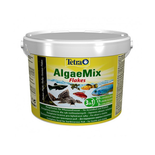 Корм Tetra Algae Mix, для аквариумных рыб, 10 л