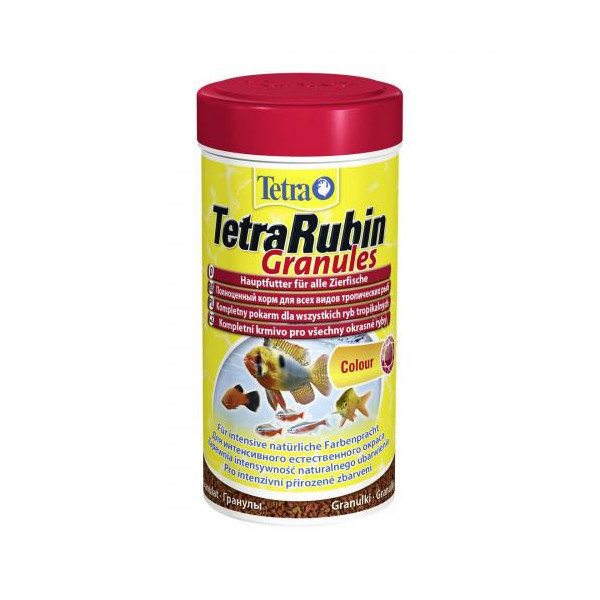 Корм Tetra RUBIN Granules для окраса аквариумных рыб, 250 мл