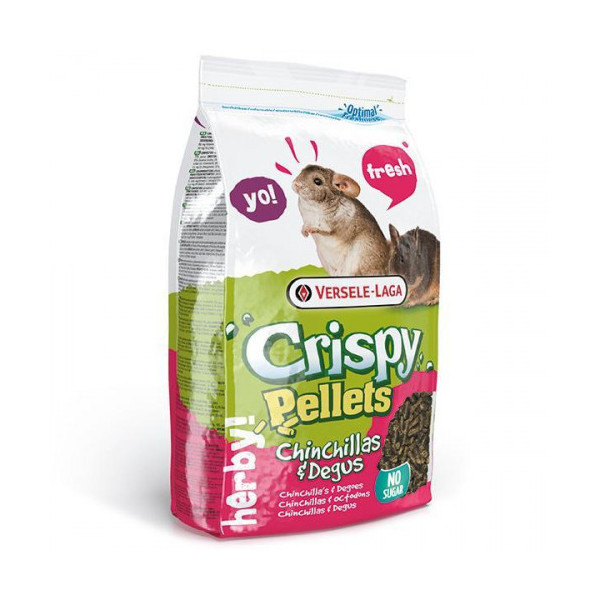 Корм Versele-Laga Crispy Pellets Chinchillas & Degus гранулированный, для шиншилл и дегу, 25 кг
