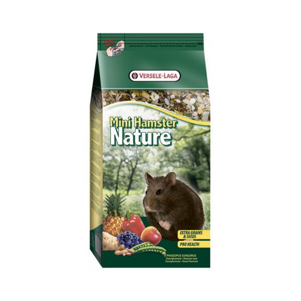 Корм Versele-Laga Nature Mini Hamster Nature зерновая смесь, супер премиум, для минихомяков, 400 г