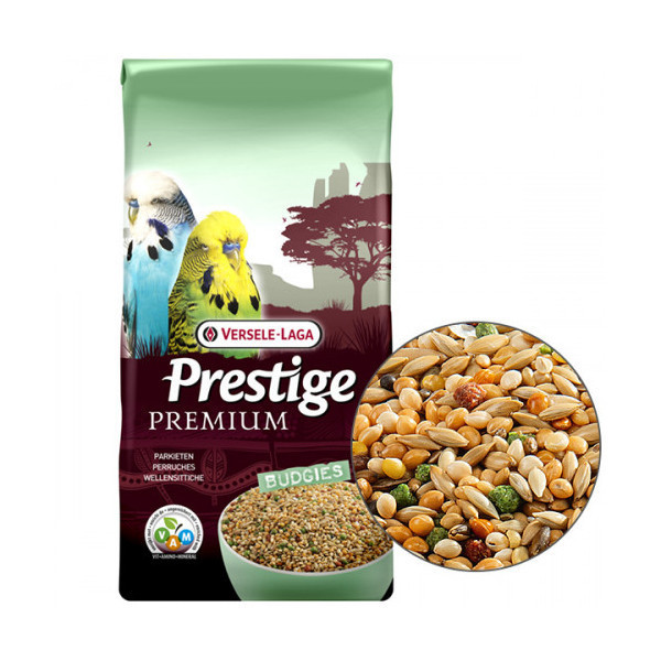 Корм Versele-Laga Prestige Premium Вudgies для волнистых попугаев, 20 кг