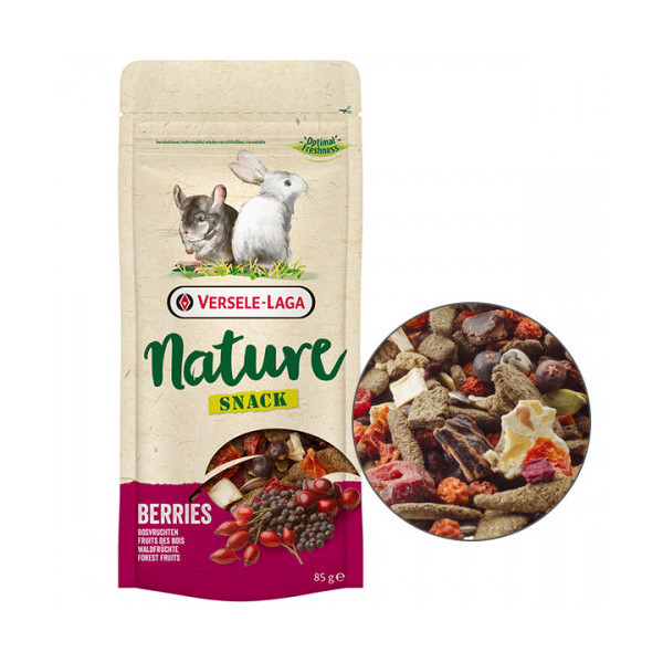 Корм дополнительный Versele-Laga Nature Snack Berries для грызунов, 85 г