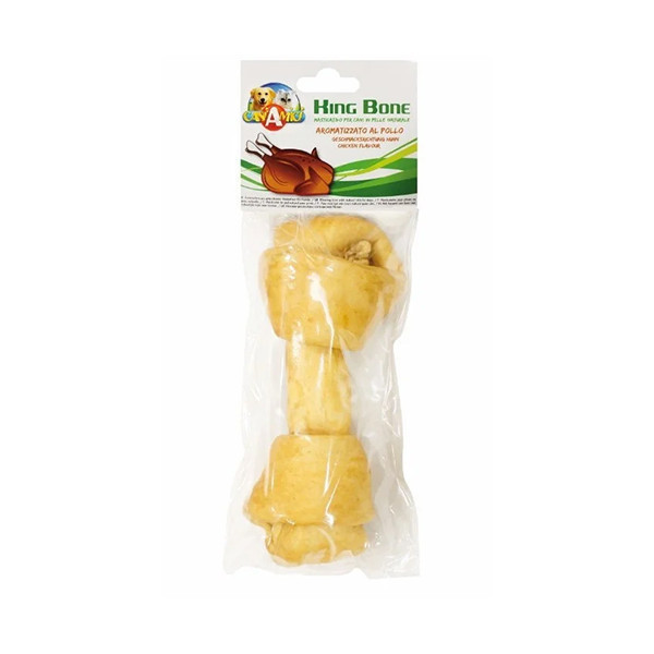 Кость Croci King Bone Buffalo Chicken для собак, узловая, 15 см, 60 г, 1 шт