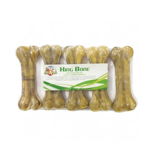 Кость Croci King Bone для собак, 7.5 см, 15 г, 5 шт/уп, цена за упаковку