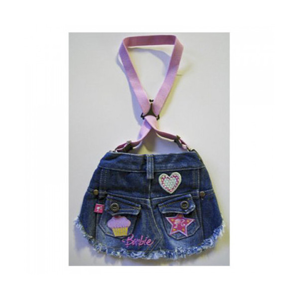 Котоновая юбочка Monkey Daze Barbie Skirt Denim для собак, размер XS, синий
