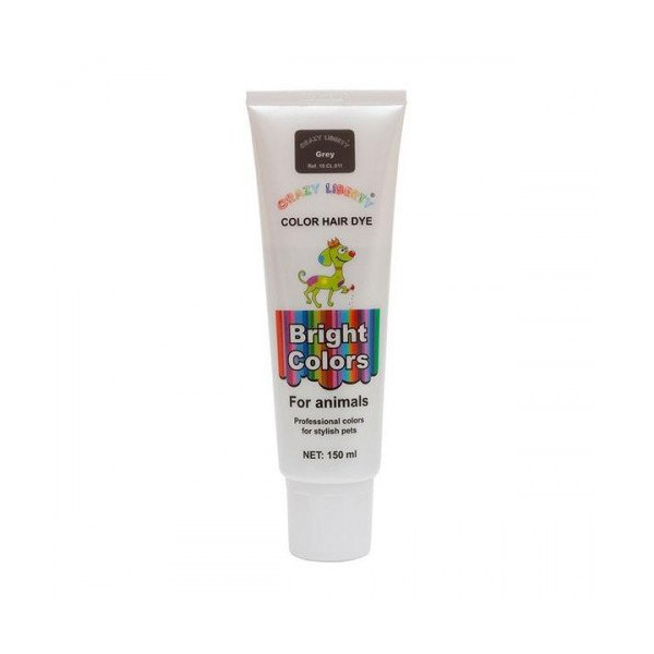 Краска для шерсти Crazy Liberty Color Hair Dye 150 мл. Grey.