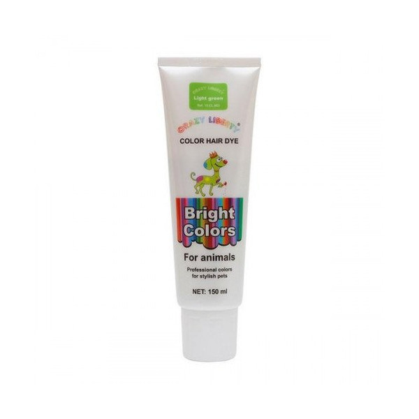 Краска для шерсти Crazy Liberty Color Hair Dye 150 мл. Light Green.