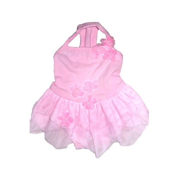Купальник Monkey Daze Petal Swimsuit Пляжный ансамбль для собак, размер XS, розовый