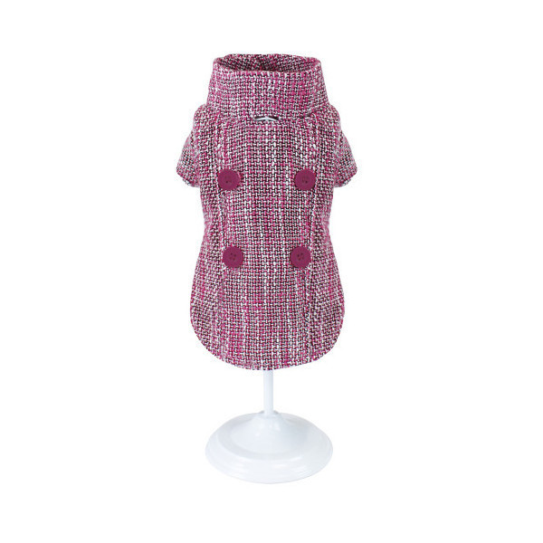 Куртка Croci Pinky Tweed для собак, зима, розовый, 20 см