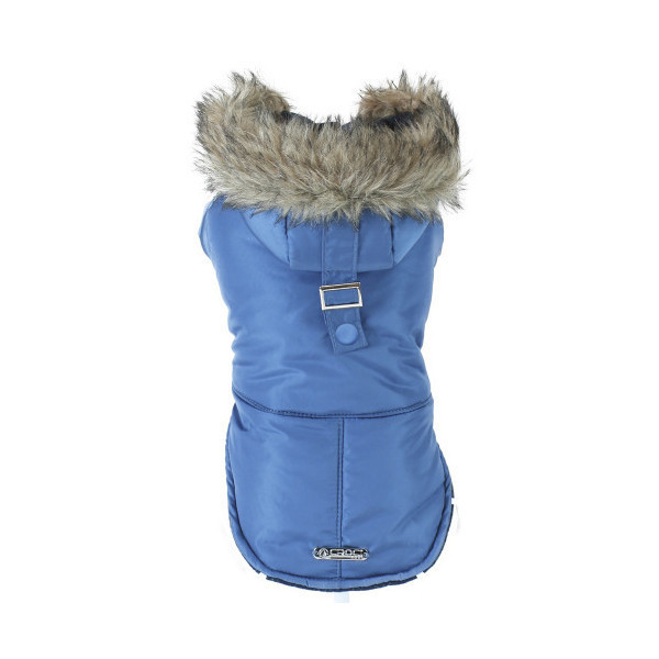 Куртка утепленная Croci Blue Parka для собак, зима, синий, 45 см