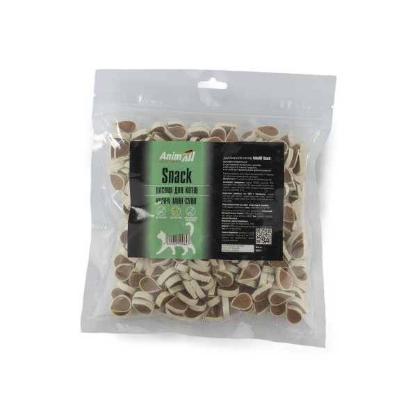 Лакомство AnimAll Snack куриные мини суши, для кошек, 500 г