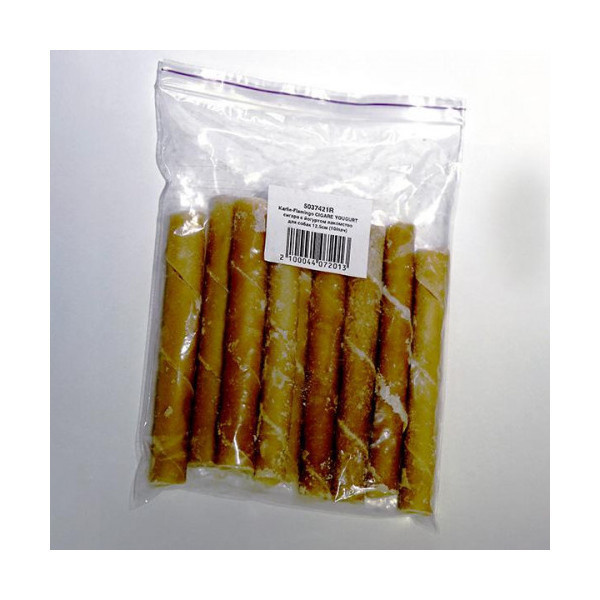 Лакомство Flamingo Cigare With Yougurt для собак, сигара с начинкой, йогурт, 12.5 см