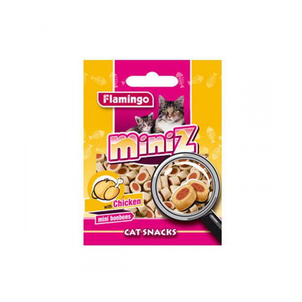 Лакомство Flamingo Miniz Bonbons роллы, для кошек, 50 г