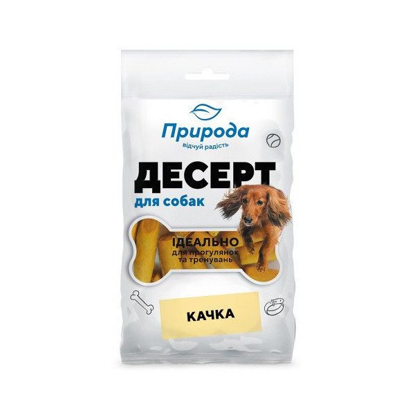 Лакомство Природа Десерт для собак, с уткой, 550 г