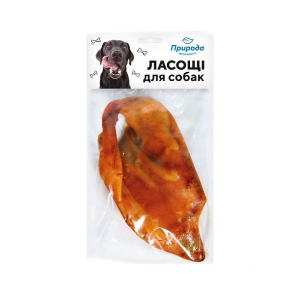 Лакомство Природа свинное ухо, для собак, 1 шт