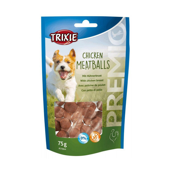 Лакомство Trixie - Chicken Meat Balls куриная грудка, для собак, 75 г