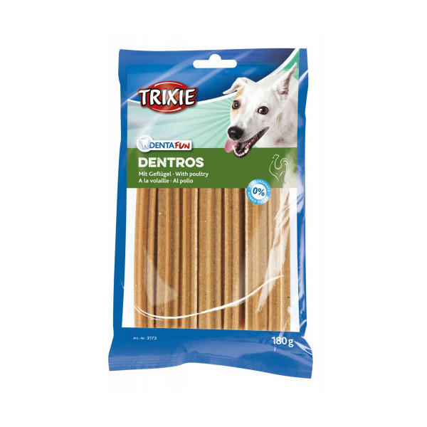 Лакомство Trixie Dentros для собак, птица, 180 г, 7 шт