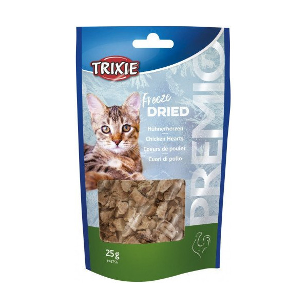 Лакомство, Trixie PREMIO, для кошек, сердечки с курицей, 25 г