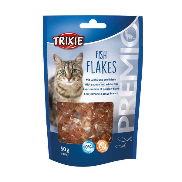 Лакомство, Trixie PREMIO, рыбные хлопья, 50 г