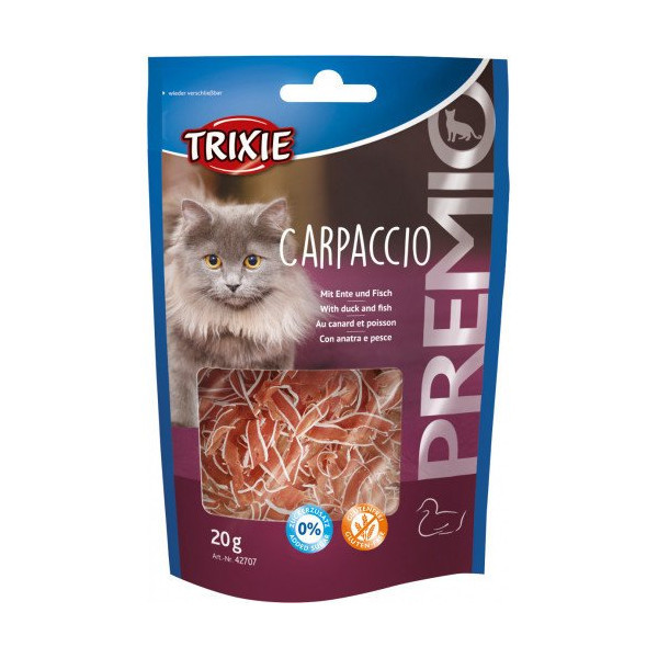 Лакомство Trixie для кошек, кубики с уткой и рыбой, 20 г