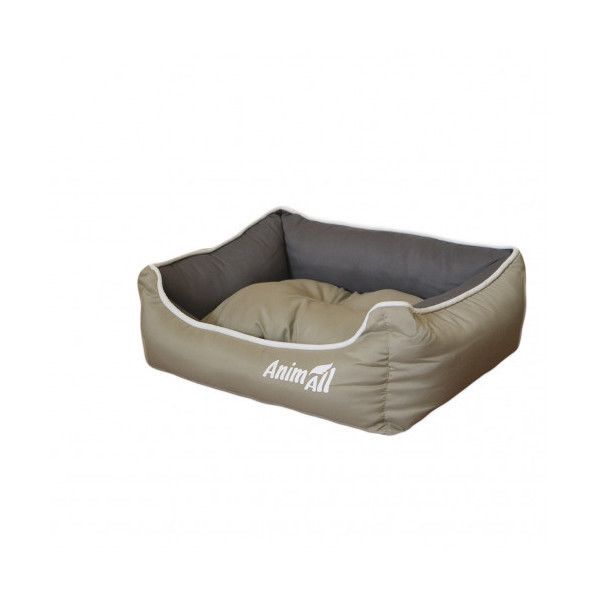 Лежак AnimAll Nena M для собак, оливковый, 55×43×17 см