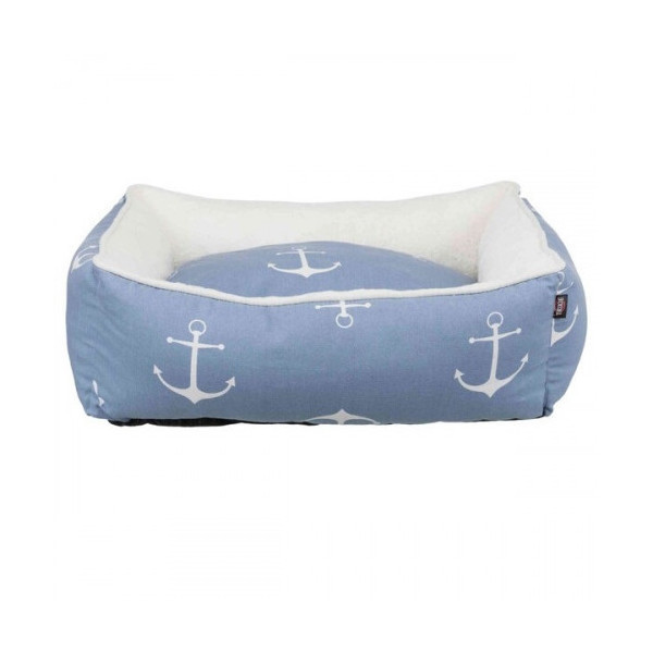 Лежак Trixie Anchor для собак, сине-белый, 50×40 см