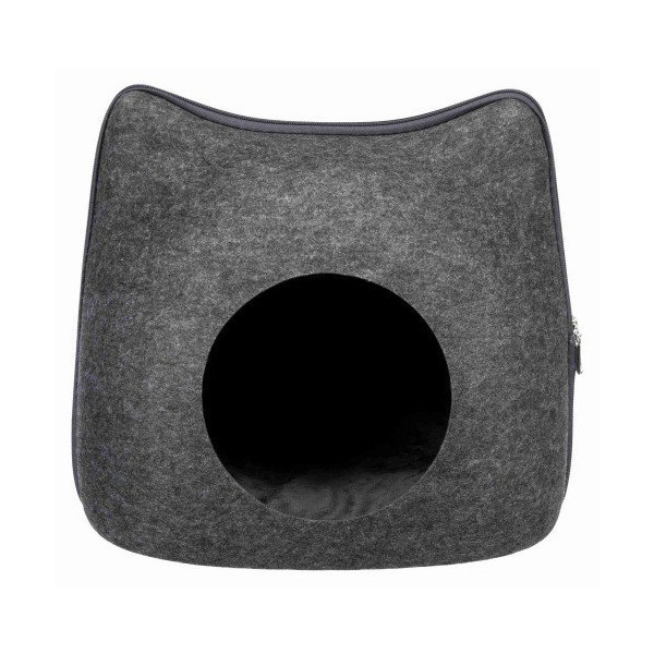 Лежак-пещера Trixie Cat Cave для кошек, серый, 38×35×39 см