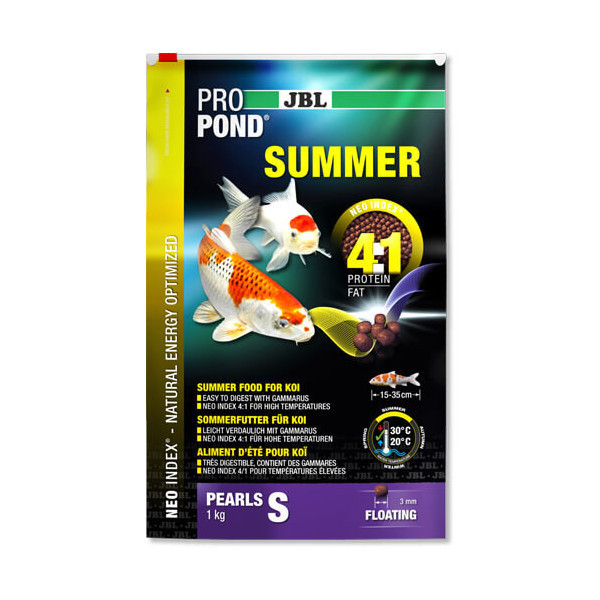 Летний корм JBL ProPond Summer S для небольших кои, 1 кг