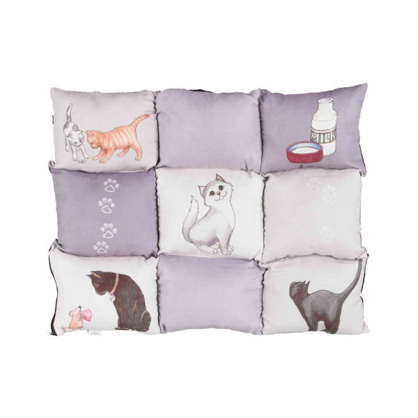 Матрас Trixie Patchwork Cat для кошек, серо-белый, 55×45 см
