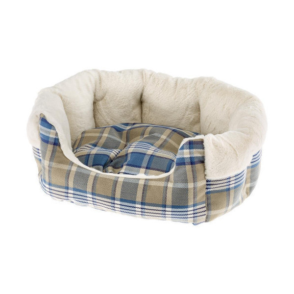 Меховой диван Ferplast Etoile 2 Blue Dogbed для собак и кошек, 45×46×20 см