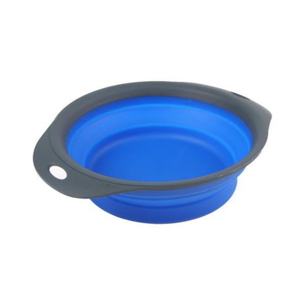 Миска Dexas Collapsible Pet Bowl для собак и кошек, синяя, 720 мл