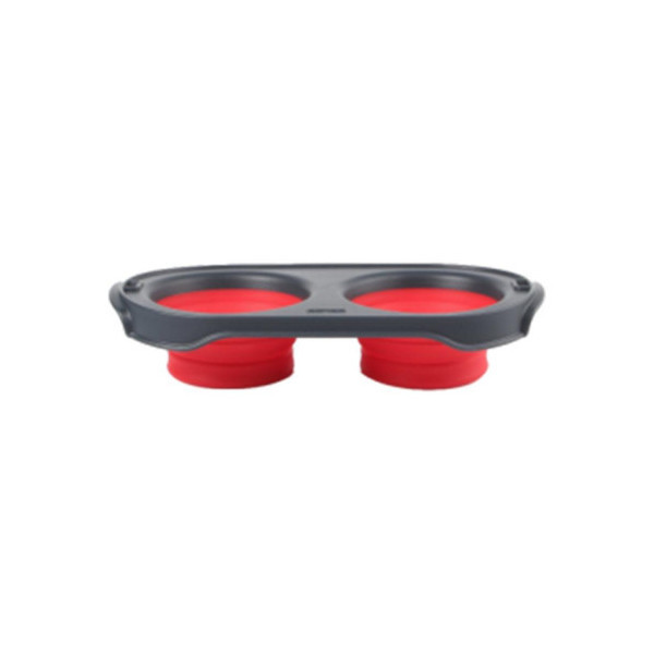 Миска Dexas Pet Feeder складная миска, для собак, красная, 1200 мл
