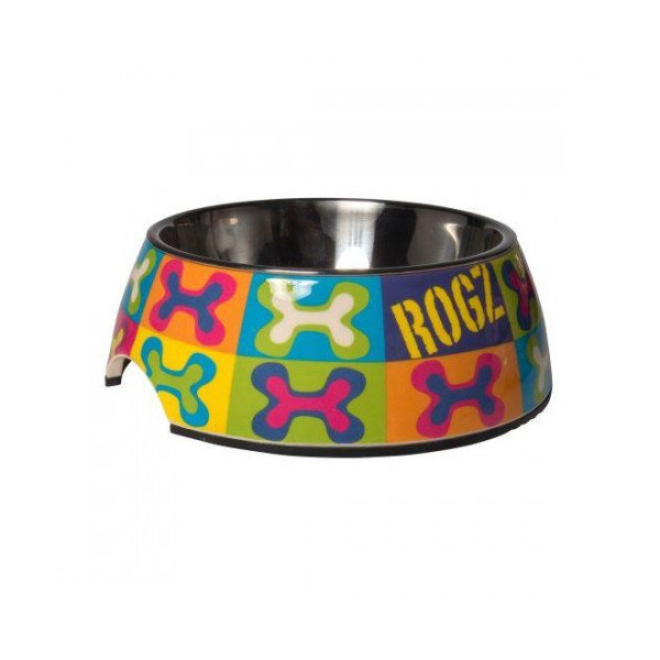 Миска Rogz Bubble для собак, поп арт, 160 мл