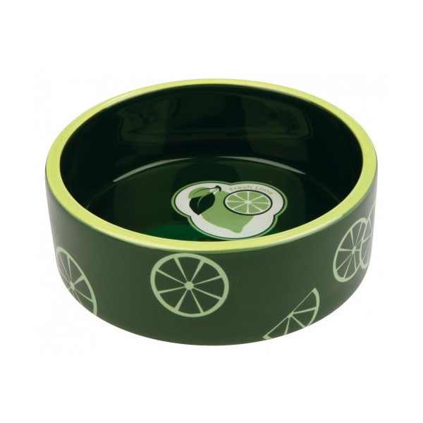 Миска Trixie Fresh Fruits для собак, керамика, лимон, 0,8 л/16 см