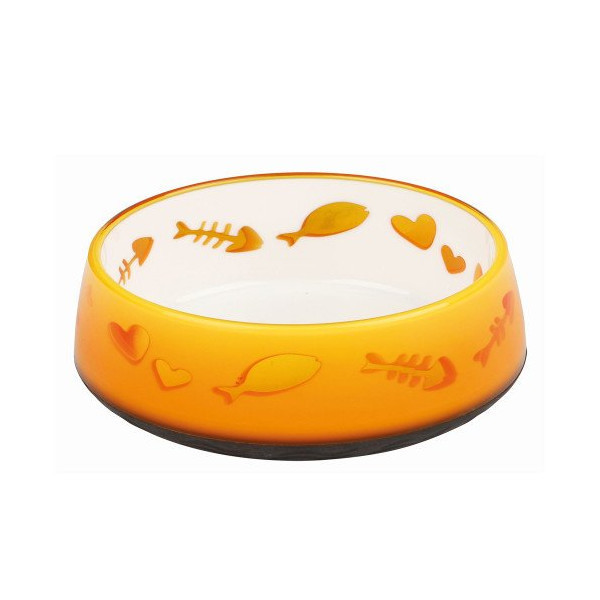 Миска Trixie Lovely Cat для кошек, пластик, 300 мл, 12 см