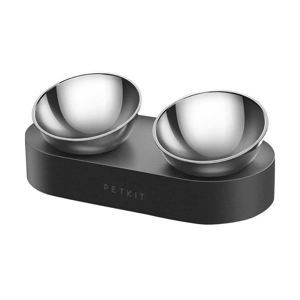 Миски Petkit Fresh Nano Pet Cat One Bowl Stand металлические на подставке, для кошек, чёрные, 480 мл