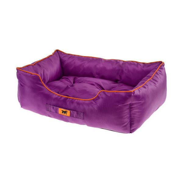 Мягкий диван Ferplast Jazzy 80 Bedding Purple для собак, фиолетовый, 78×56×22 см